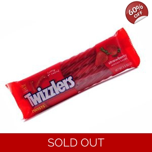 Twizzlers Strawberry Twists - Candy Sweets 70g Pack